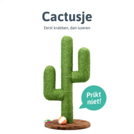 Moowi Cactus Krabpaal voor kat 70 cm bruin