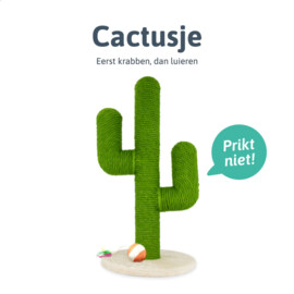 Cactus Kratzbaum für Katze 70 cm Beige