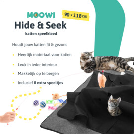 Moowi Hide and Seek katten speelkleed