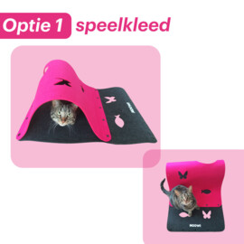 Kattenspeelkleed en Kattentunnel in 1 Roze